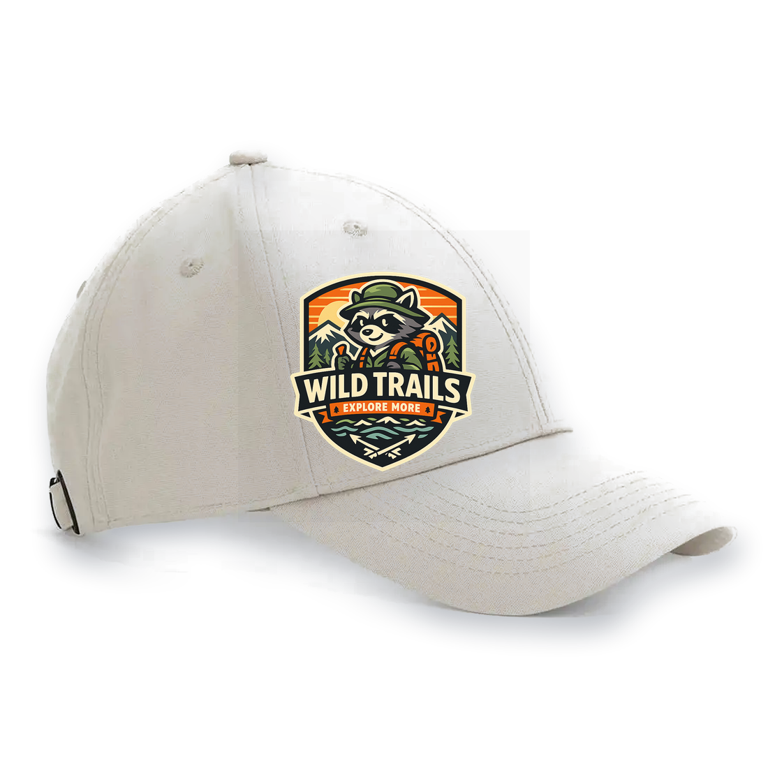 EarthAware® Organic Cotton Canvas 6 Panel Cap dettaglio